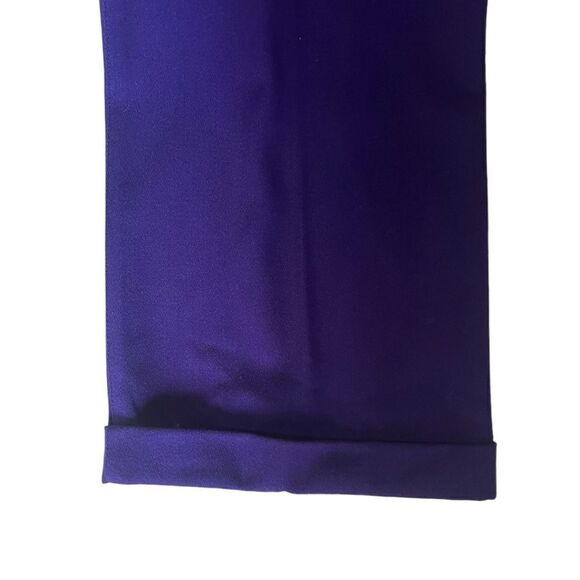 VTG Gianni Versace Purple Straight leg Wool Trousers Pants Women’s 33 in waist - Picture 8 of 11